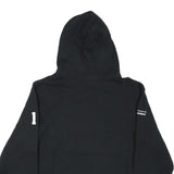 RUSSELL ATHLETIC Mens Black West Logo Pullover Hoodie M Cotton Blend