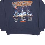 LEE Mens Navy Monsters Of The Midway Crew Neck L Sweatshirt NFL Bears Print