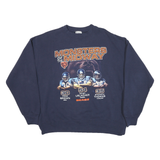LEE Mens Navy Monsters Of The Midway Crew Neck L Sweatshirt NFL Bears Print