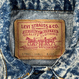 Age 10 Levis Denim Jacket - Small Acid Wash Cotton