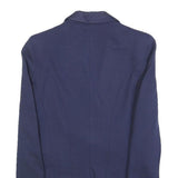 LUI JO Womens Blue Jacket XS Polyester Tailored Button Plain Elegant Stylish