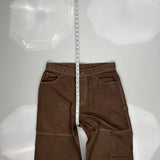 No Boundaries Double Knee Carpenter Pants - 32W 31L Brown Cotton