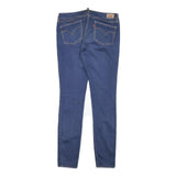 LEVI'S Womens Slim Blue Denim Jeans W31 L31 Stretch Cotton Blend Zip