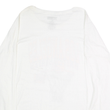 THIRTY SINGLE Mens White Los Angeles Basketball Graphic Long Sleeve Crew Neck XL