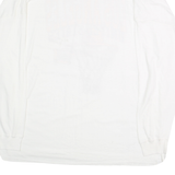 THIRTY SINGLE Mens White Los Angeles Basketball Graphic Long Sleeve Crew Neck XL