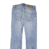 DIESEL Mens Jeans Blue Slim Straight Denim Light W28 L28 Stylish Cotton Blend