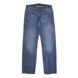 LEVI'S 505 Mens Jeans Blue Regular Straight Denim Medium W32 L32 Classic Zip