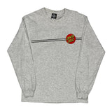 Santa Cruz Long Sleeve T-Shirt - Medium Gray Cotton
