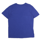 NIKE Mens Blue L T-Shirt Short Sleeve Crew Neck Cotton Sport Casual