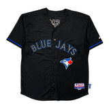 Toronto Blue Jays Majestic Mlb Jersey - 2XL Black Polyester