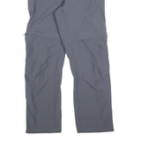 MAIER Womens Polyester Blend Blue Regular Zip Convertible Trousers W26 L28