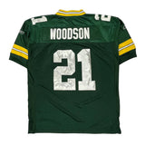 Green Bay Packers Reebok Nfl Football Jersey - 2XL Yellow Polyester