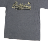 OVB Mens Grey Buffaloes Graphic T-Shirt M Short Sleeve Crew Neck Cotton
