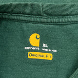 Carhartt T-Shirt - XL Green Cotton