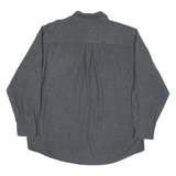 WOOLRICH Mens Grey Shirt XL Cotton Blend Casual Long Sleeve Button Collar