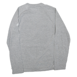 ADIDAS Mens Grey Miller Men Graphic Long Sleeve Crew Neck T-Shirt M