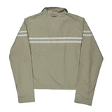 Age 8-10 Nike Striped Windbreaker - Medium Beige Polyester