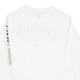 CHAMPION Mens White Purdue Northwest Long Sleeve Crew Neck T-Shirt M