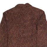 LIZ BAKER Womens Brown & Red Plaid Blazer Jacket UK 14 Polyester Blend Button