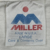 Miller Single Stitch T-Shirt - Large White Cotton