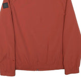 PIERRE CARDIN Mens Rust Orange Jacket M Polyester Blend Zip Casual Lightweight