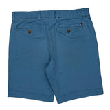 Tommy Hilfiger Chino Shorts - 32W 9L Blue Cotton