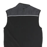 H&M Mens Black & Grey Sleeveless Zip Jacket S Polyester Blend Outdoor Vest