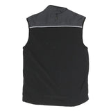 H&M Mens Black & Grey Sleeveless Zip Jacket S Polyester Blend Outdoor Vest