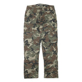 CLOCKHOUSE Mens Cotton Blend Cargo Camouflage Relaxed Tapered Trousers W30 L29