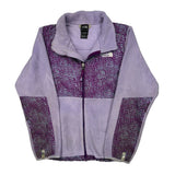 Age 12-14 The North Face Fleece Jacket - Large Purple Polyester