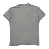 Flame Logo Thrasher Graphic T-Shirt - Medium Gray Cotton