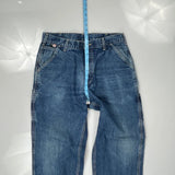 Carhartt Double Knee Carpenter Jeans - 34W 30L Blue Cotton