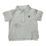 Age 12 Months Ralph Lauren Polo Shirt - 2XS White Cotton