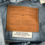 Levis Denim Jacket - Large Light Wash Cotton