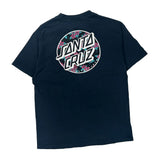 Skateboarding Santa Cruz Graphic T-Shirt - Large Navy Cotton