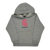 Age 6 Carhartt Hoodie - Small Grey Cotton Blend