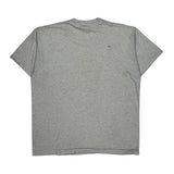 Single Stitch Screen Stars T-Shirt - XL Gray Cotton Blend
