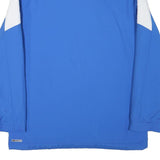 PUMA Mens Blue & White Zip Up Jacket M Polyester Blend Sportswear Activewear