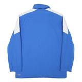 PUMA Mens Blue & White Zip Up Jacket M Polyester Blend Sportswear Activewear