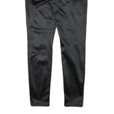 TRUE RELIGION Womens Cotton Blend Black Slim Skinny Trousers W30 L29 Stylish Zip