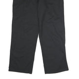 DICKIES Mens Black Regular Fit Straight Leg Trousers W40 L30 Workwear Zip