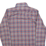 LEVI'S Mens Blue & Red Check Shirt S Cotton Blend Casual Lightweight
