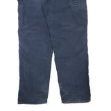 CARHARTT Mens Cotton Blend Blue Regular Fit Straight Leg Trousers W36 L32