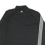 ADIDAS Mens Black Shaw Charity Classic Zip Sweatshirt XL Sports Training Jacket