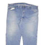 DICKIES Mens Jeans Blue Regular Straight Denim Medium W48 L30 Workwear Zip