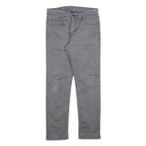 LEVI'S 511 Slim Mens Jeans Grey Slim Skinny Denim Medium W31 L30 Stretch Zip
