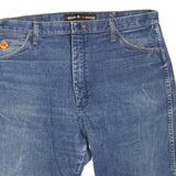 WRANGLER Mens Denim Blue Shorts L W38 Classic Cotton Blend Casual