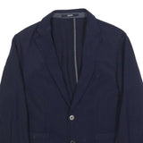 JOOP! Mens Blue Wool Button Jacket S Tailored Classic Plain Stylish