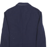 JOOP! Mens Blue Wool Button Jacket S Tailored Classic Plain Stylish