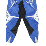 SPECTRUM Mens Polyester Blend Blue Relaxed Trousers W26 L27 Sports Style Zip